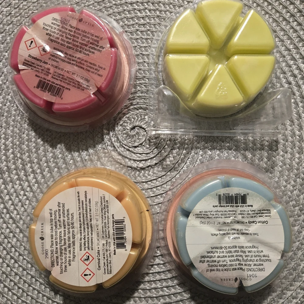 Goose Creek Scented‎ Wax Melts Set - NEW